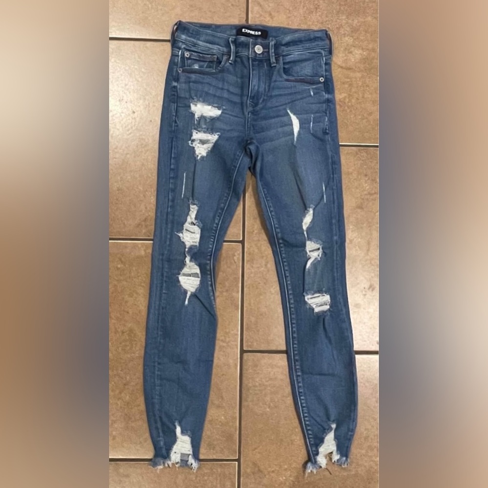 Express Ankle Leggings Mid-Rise Jeans